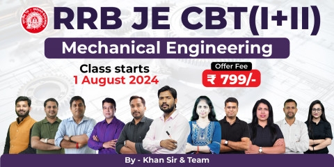 RRB JE CBT (I+II) Mechanical Engineering Batch 2024