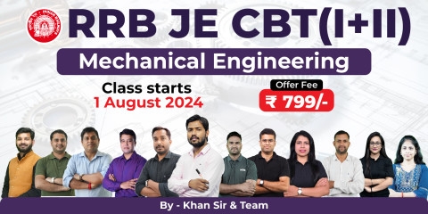 RRB JE CBT (I+II) Mechanical Engineering Batch 2024