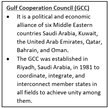 India is negotiating a Free Trade Agreement (FTA) with GCC and Qatar