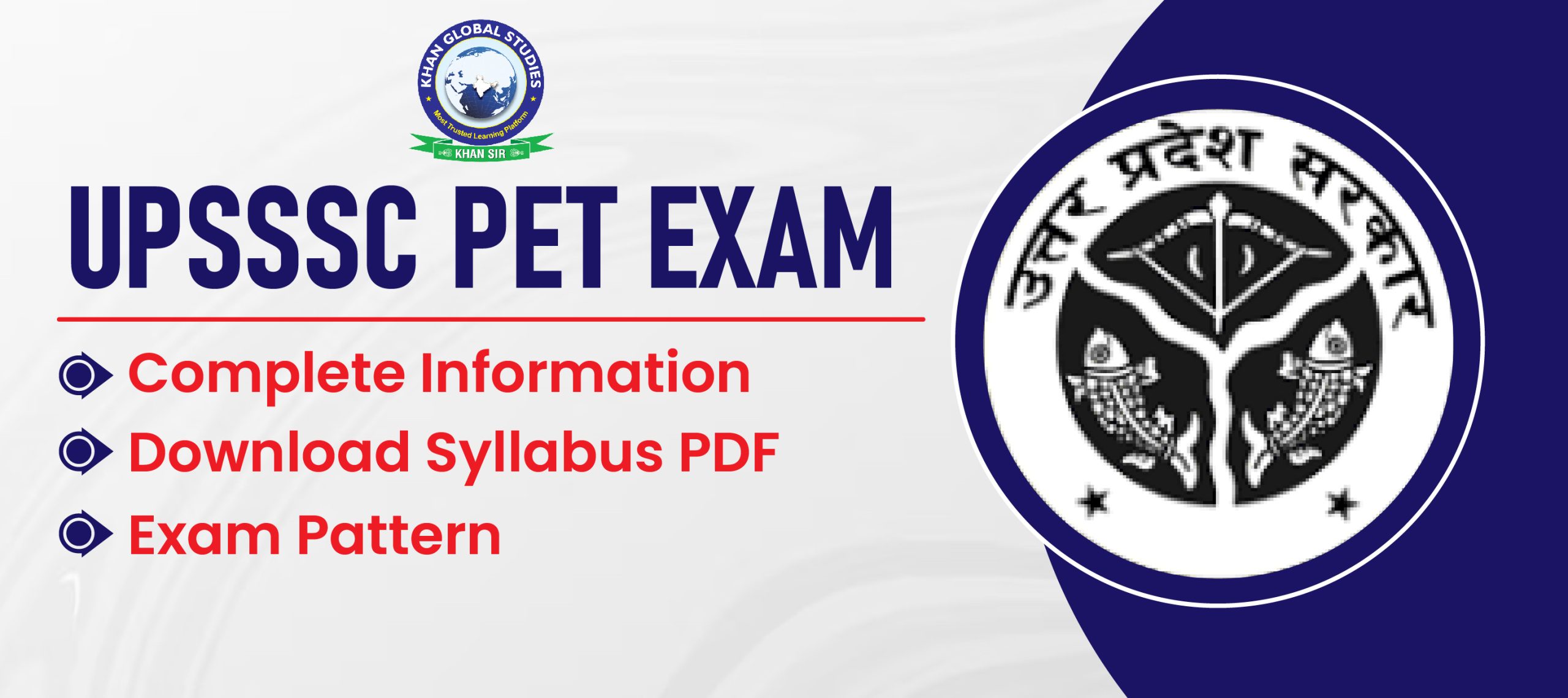 UPSSSC PET Exam: Complete Information | Khan Global Studies 