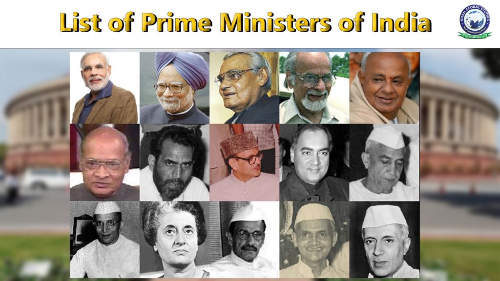 List Of Prime Ministers Of India (1947 - 2023) | Khan Global Studies Blogs