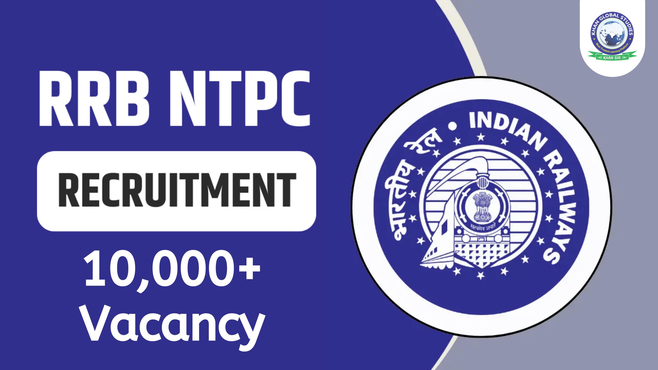 RRB NTPC Recruitment 2024 Notification Out Khan Global Studies Blogs